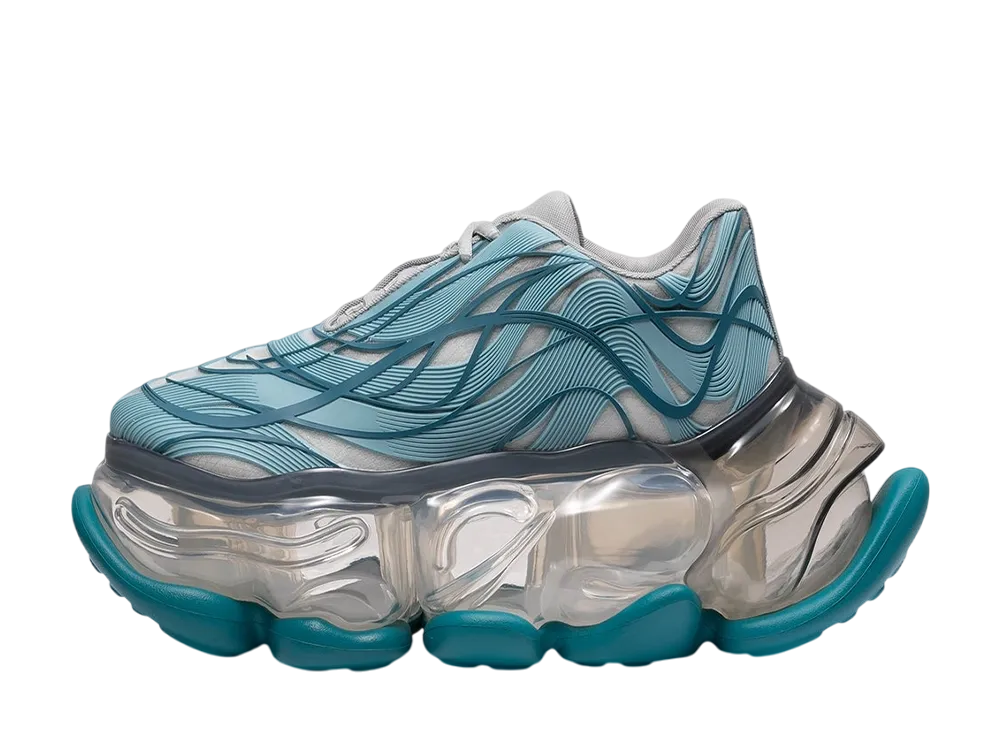 グラウンズ スカイスクレーパー ワイヤー "ティールブルー/クリア"