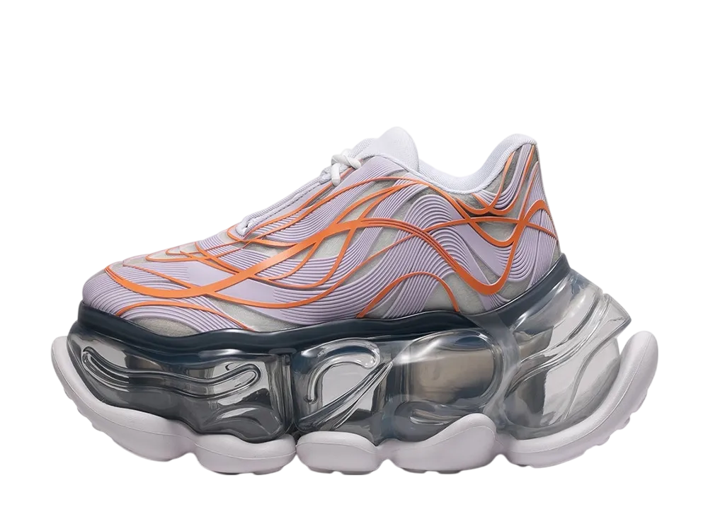 グラウンズ スカイスクレーパー ワイヤー "オレンジライラック/アイスグレー"