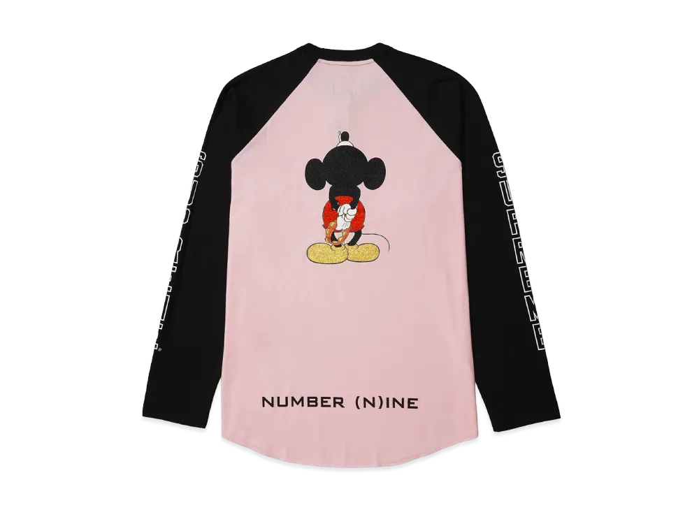 Supreme x Number (N)ine x Mickey Mouse Raglan L/S Top Supreme x Number (N)ine x Mickey Mouse Raglan L/S Top