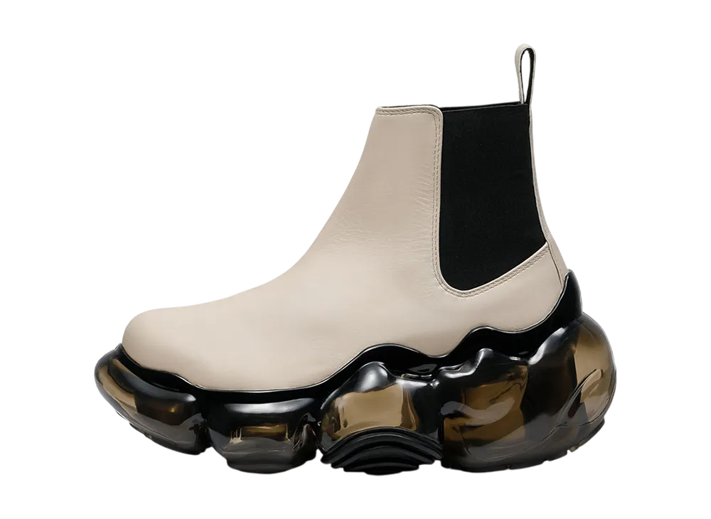 グラウンズ ムーピー サイドゴア "アイボリー/ブラック"