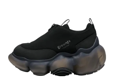 grounds MOOPIE WEATHER LOWCUT "Black/Black Matte"