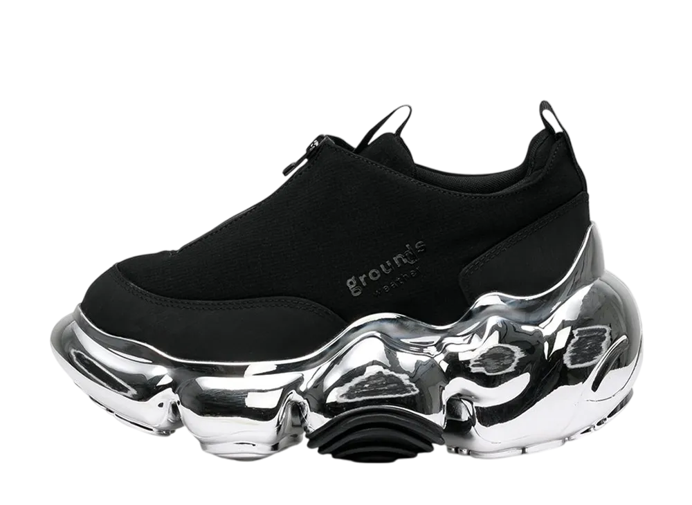 グラウンズ ムーピー ウェザー ローカット クローム "ブラック/クローム"