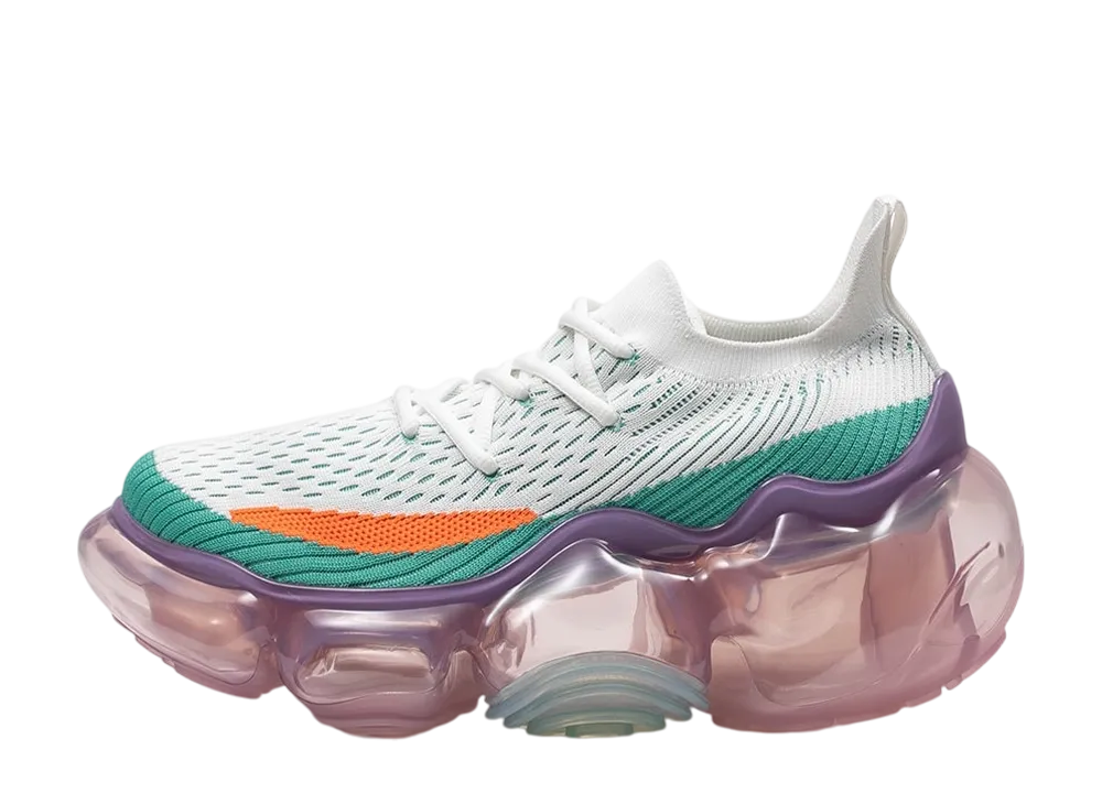 グラウンズ ムーピー T2 "ホワイトコバルトグリーン/ダーティピンク"