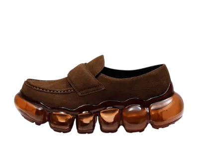 grounds JEWELRY LOAFER "Brown Hairy/Brown"