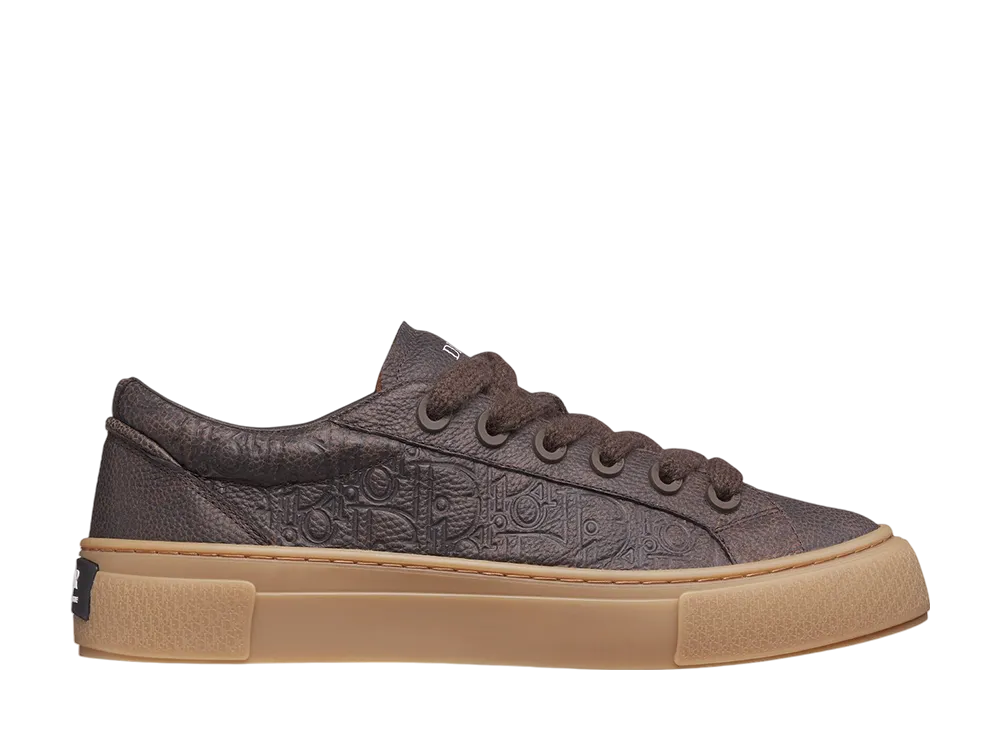 Dior B33 Spin Sneaker Grained Calfskin & Dior Gravity Vintage Leather "Brown"
