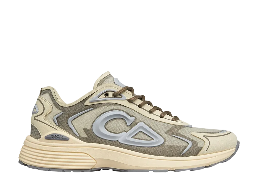 ディオール B30 カウントダウン テック スニーカー N3Oナイロン・テクニカル ファブリック・ラバー "ベージュ/ブラウン"