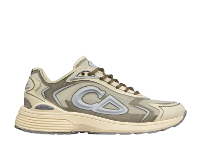 Dior B30 Countdown Tech Sneaker N3O Nylon Technical Fabric Rubber "Beige/Brown"