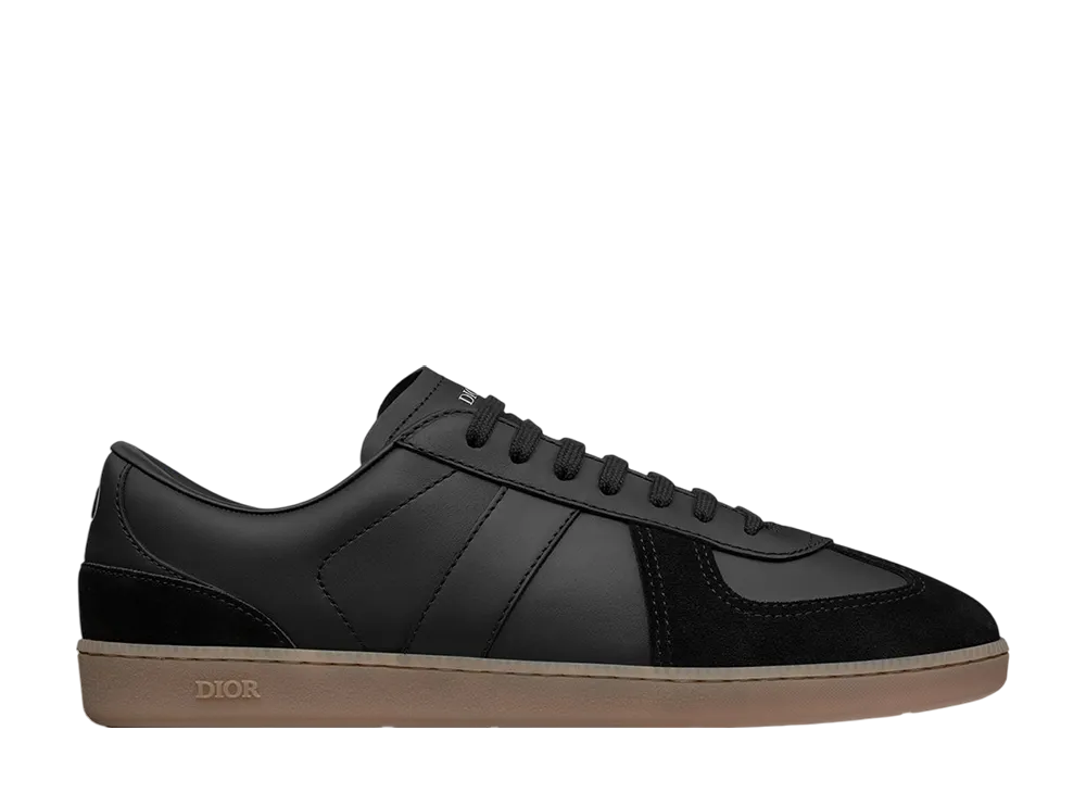 ディオール B01 マッチポイント スニーカー スムースカーフスキン & スエード "ブラック/ブラウン"