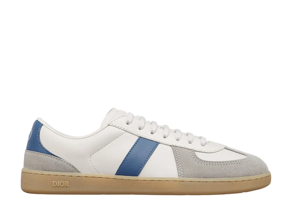 Dior B01 Match Point Sneaker Smooth Calfskin & Suede "White/Blue"