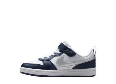 Nike PS Court Borough Low Recraft "White/Metallic Silver"