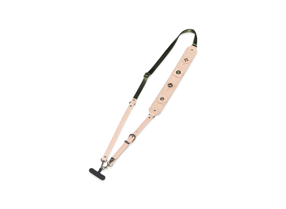 TOGA TOO Leather phone strap "Beige"