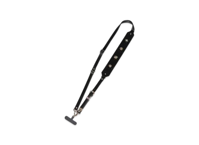 TOGA TOO Leather phone strap "Black"