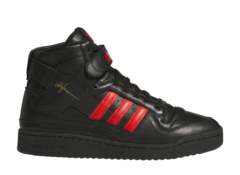 Willy Chavarria × adidas Forum 84 Hi "Black/Red"
