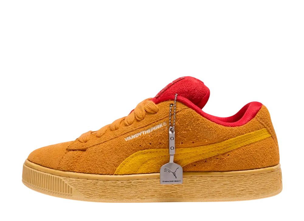 VANDY THE PINK × Puma Suede XL "Ginger Tea/Tangerine/Fierce Red"