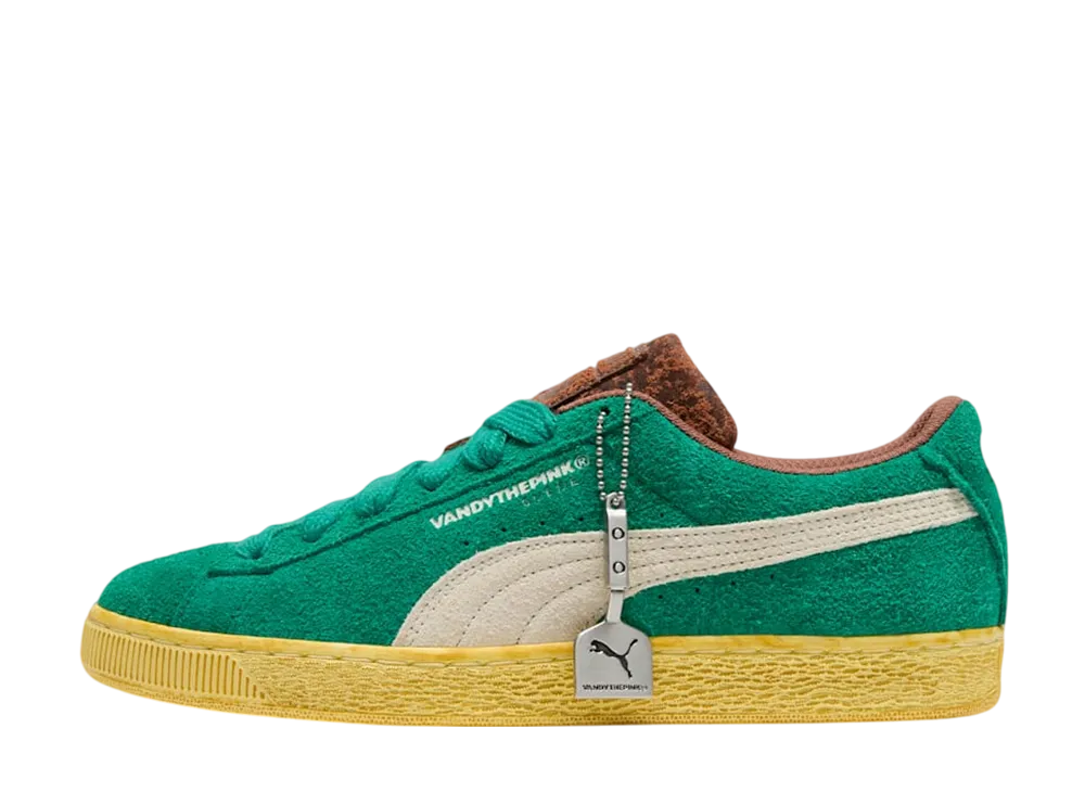 VANDY THE PINK × Puma Suede "Grassy Green/Chocotart/Pristine"