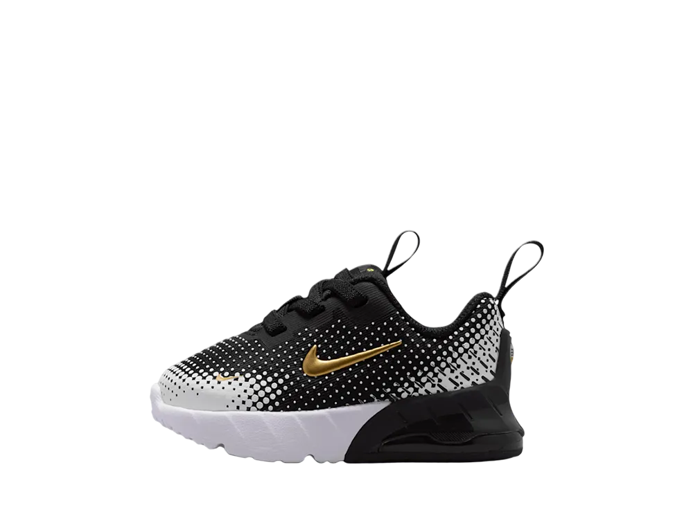 ナイキ TD エアマックス フェニックス "ブラック/ホワイト/メタリックゴールド" (キッズ)