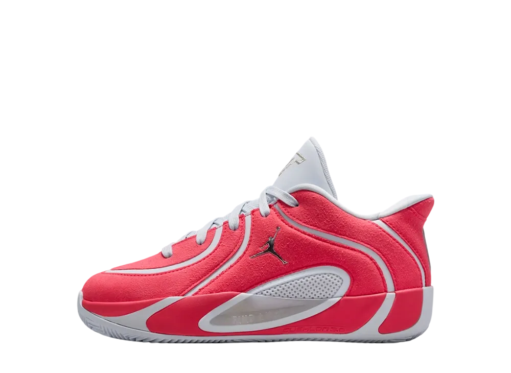 Nike GS Tatum 4 PRM "Siren Red/Football Grey/Metallic Silver"