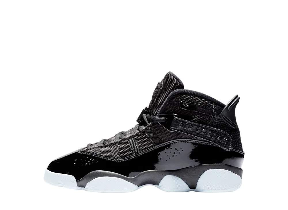 Nike GS Jordan 6 Rings "Black/White/Black"