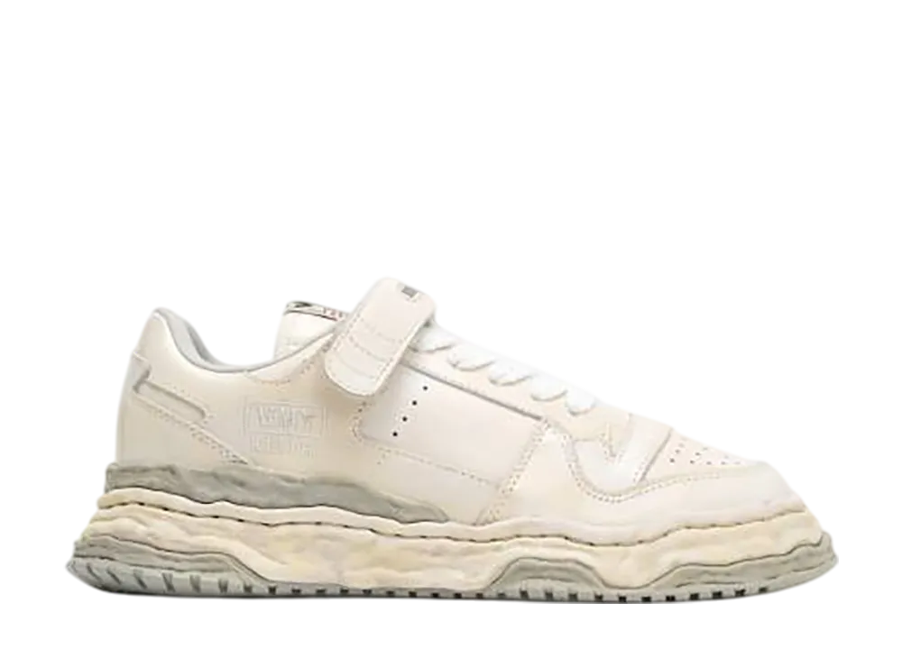 メゾンミハラヤスヒロ キース OG ソール ブラッシュド レザー ロートップ スニーカー "ホワイト" (A15FW712)