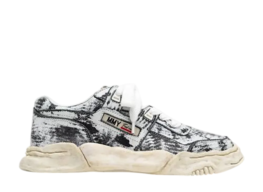 メゾンミハラヤスヒロ パーカー OG ソール シェーブド レザー ロートップ スニーカー "ホワイト" (A15FW718)