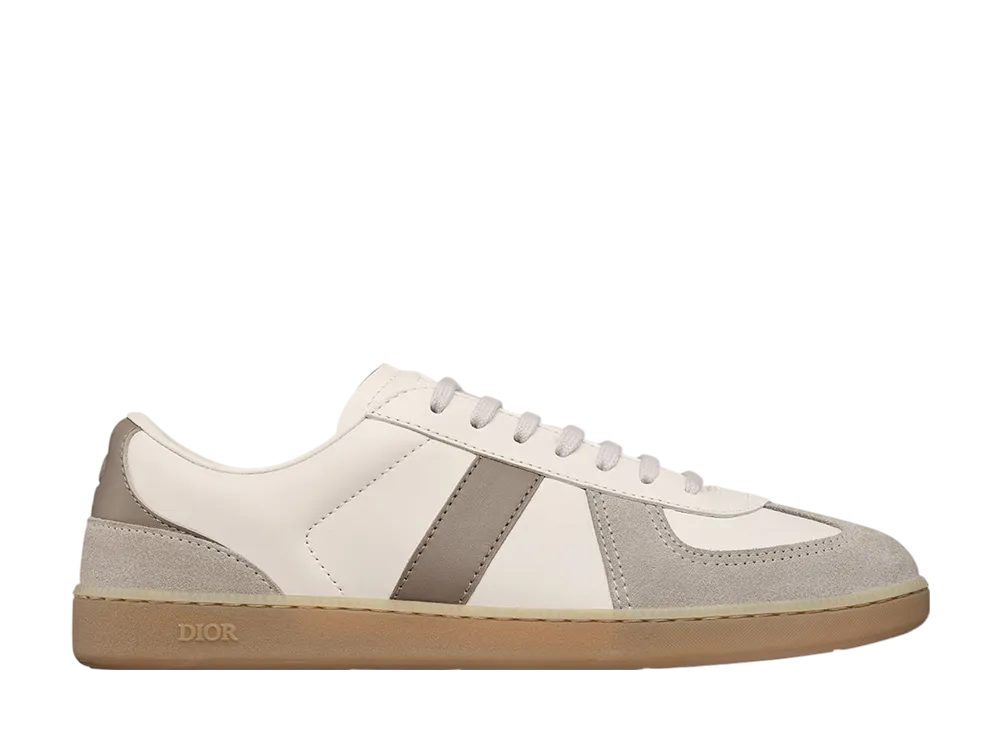 ディオール B01 マッチポイント スニーカー スムースカーフスキン & スエード "ベージュ/ブラウン"