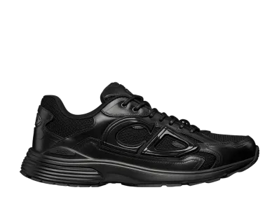 Dior B30 Countdown Sneaker Smooth Calfskin & Technical Mesh "Black"