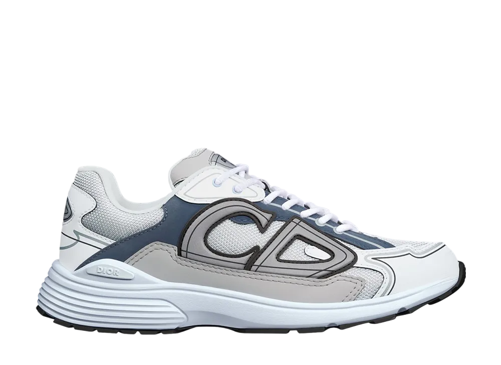 ディオール B30 カウントダウン スニーカー テクニカル メッシュ & テクニカル ファブリック "グレー/ブルー"