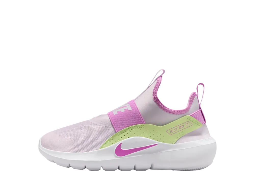 ナイキ GS フレックスランナー4 "ライトバイオレット/ライトリキッドライム/ホワイト/ライトマゼンタ" (キッズ)