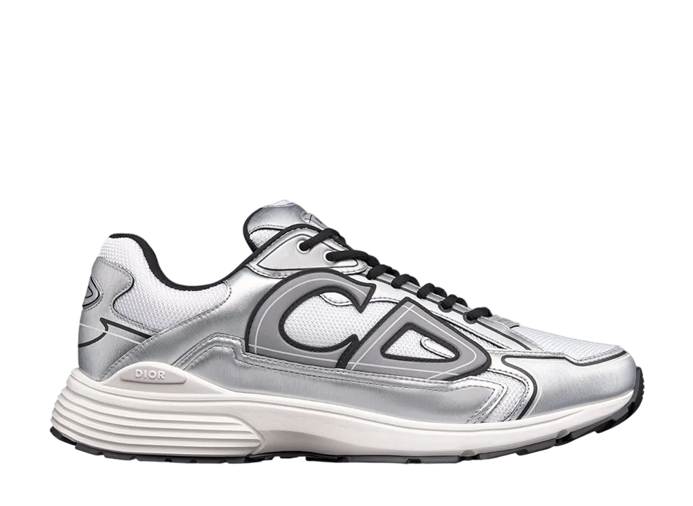 ディオール B30 カウントダウン スニーカー テクニカル メッシュ & テクニカル ファブリック "シルバー/ホワイト"