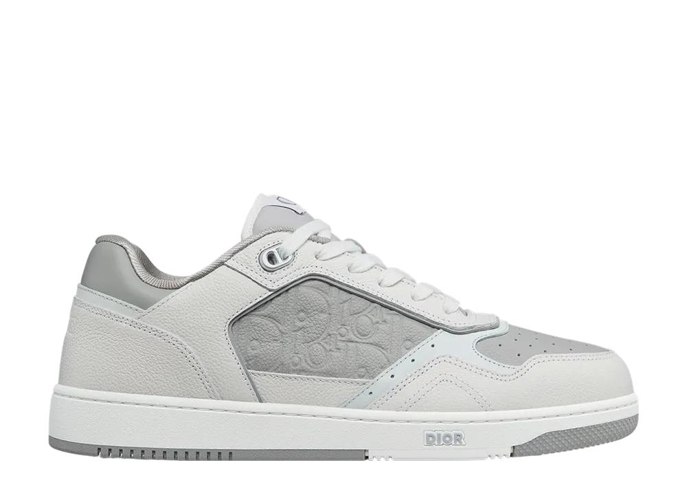 ディオール B27 アップタウン ロートップスニーカー グレインドカーフスキン & ディオール グラビティ レザー "グレー"