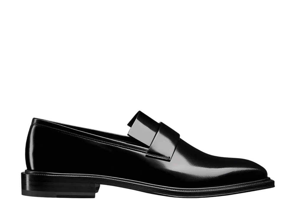Dior パルマレ ローファー グレーズドカーフスキン "ブラック"
