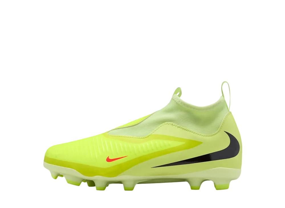 ナイキ GS ジュニア ファントム6 ハイ アカデミー MG "ハイパークリムゾン/ライムライト/ブラック" (キッズ)