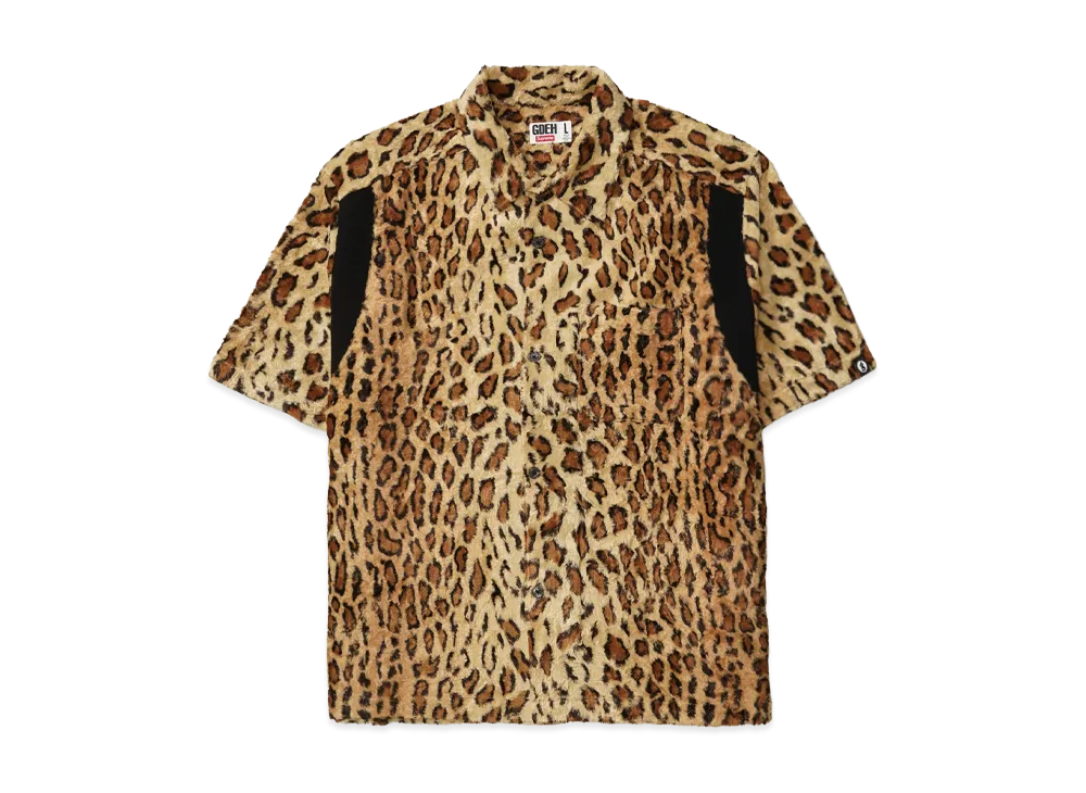 Supreme x GOODENOUGH Crushed Rayon S/S Shirt "Leopard"