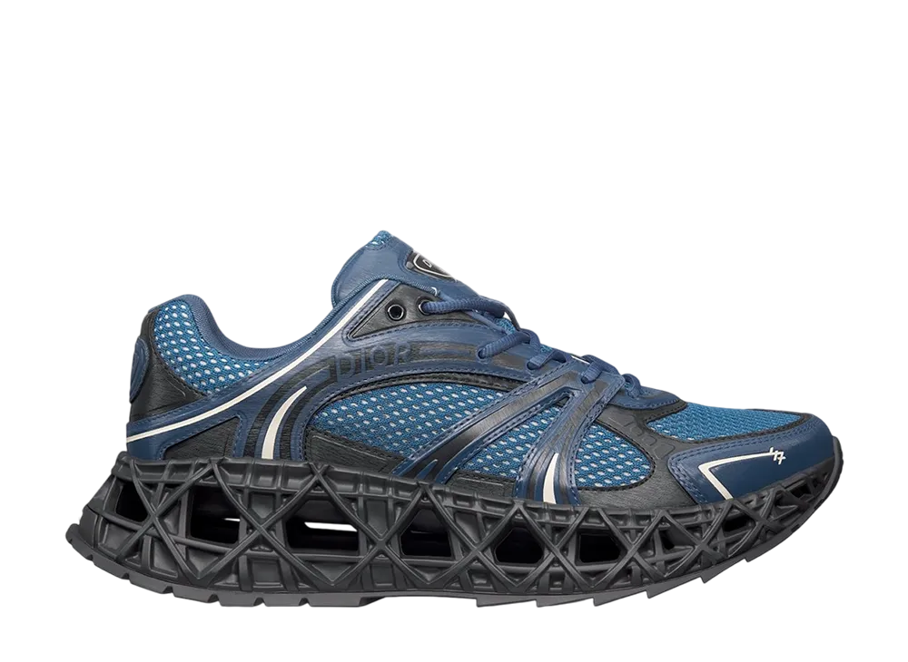 ディオール B35 NXXT スニーカー テクニカル ファブリック & テクニカル メッシュ "ブルー/ブラック"