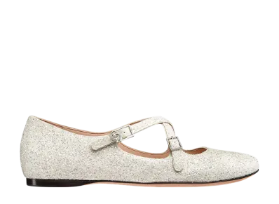 Dior Women's Very Dior Ballerina Lambskin "White"