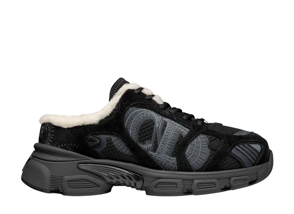 ディオール ウィメンズ ディオールアルプス ディオール クロノ スニーカー メッシュ & スエードカーフスキン "ブラック"