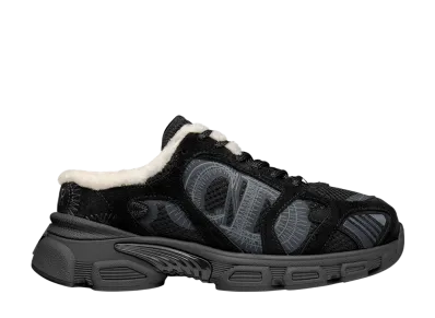 Dior Women's DiorAlps Dior Chrono Sneaker Mesh & Suede Calfskin "Black"