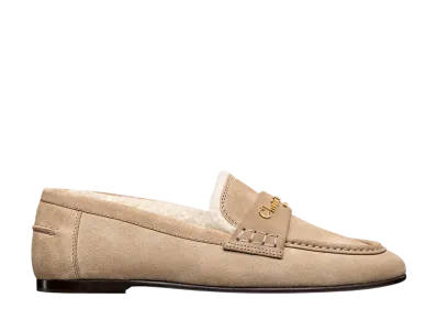 Dior Women's DiorAlps Dior Boy Loafer Suede Calfskin "Beige"