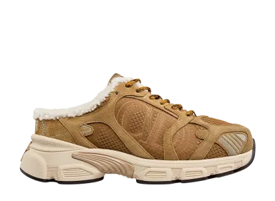 Dior Women's DiorAlps Dior Chrono Sneaker Mesh & Suede Calfskin "Camel Brown"