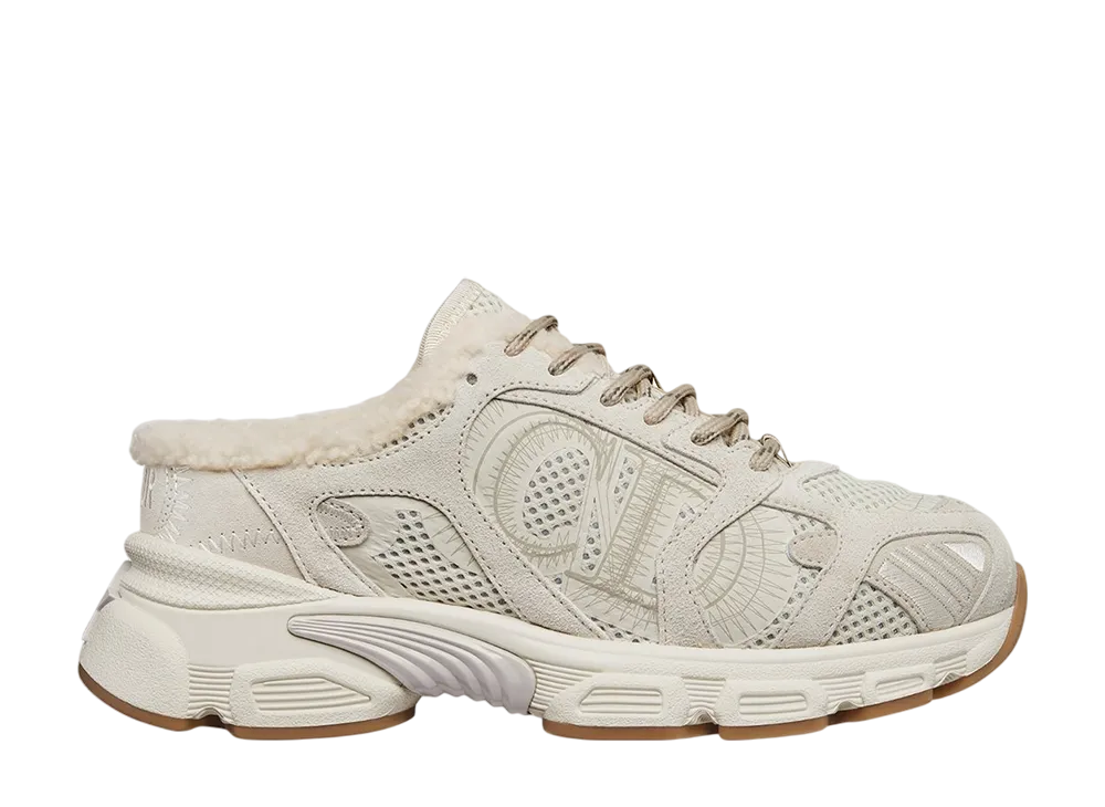 Dior Women's DiorAlps Dior Chrono Sneaker Mesh & Suede Calfskin "White"