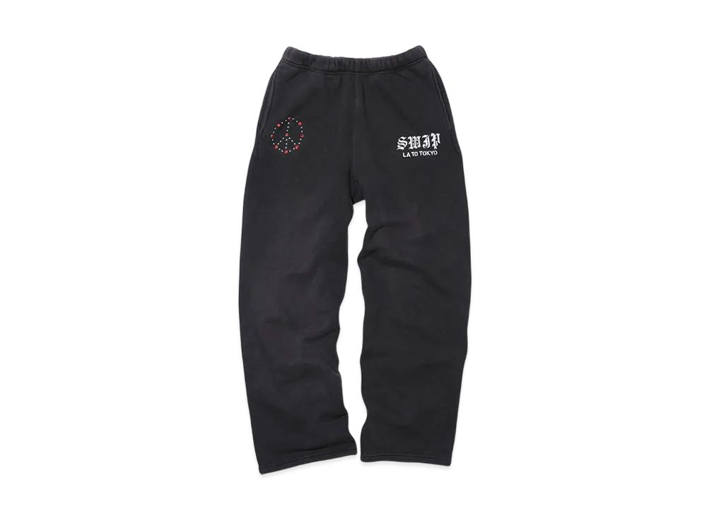 SWJP NUBIAN Sapporo Exclusive Sweat Pants W/ Custom Studs "Grey"