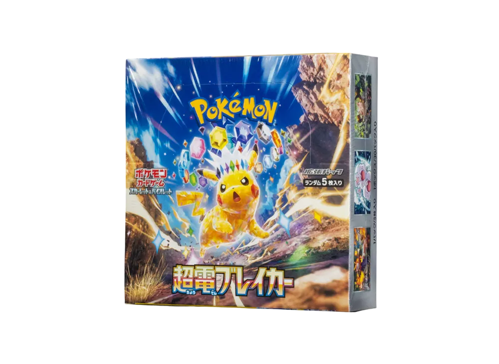 Pokemon Cards Booster Box Pokmon Supercharged Breaker Booster Pack - Japanese SV8 Scarlet & Violet Pokemon Gym Booster Box Pokemon Cards Booster Box Pokmon Supercharged Breaker Booster Pack - Japanese SV8 Scarlet & Violet Pokemon Gym Booster Box