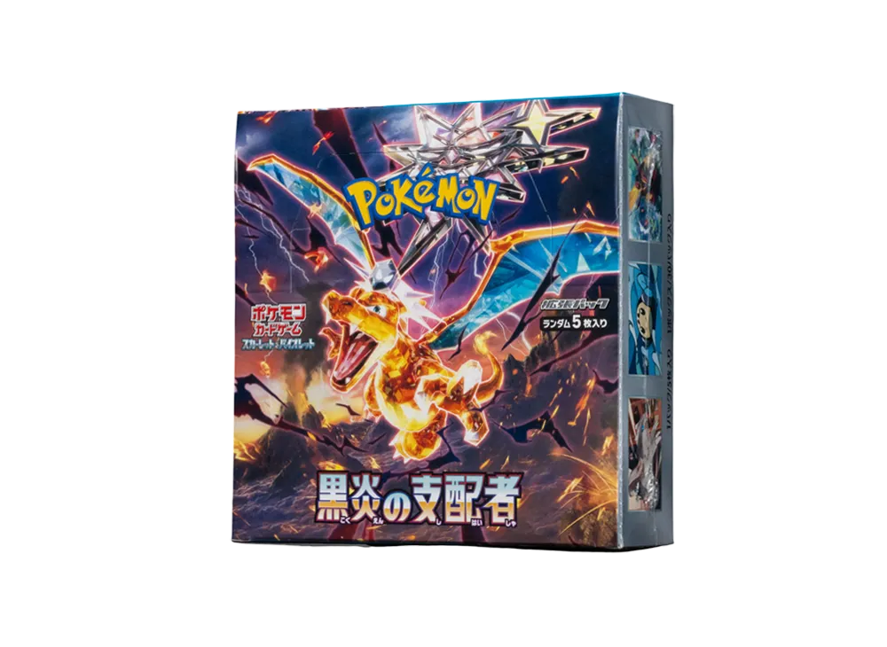 Pokemon Card Game Scarlet & Violet Expansion Pack "Ruler of the Black Flame" Box
