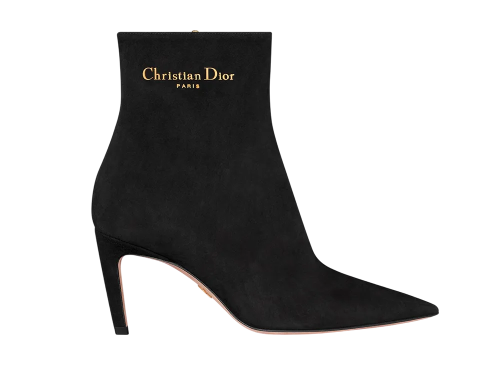 ディオール ウィメンズ マイ ディオール ショートブーツ スエードゴートスキン "ブラック"