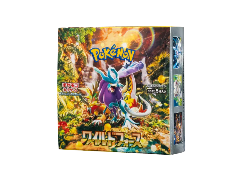 pokemon card game scarlet & violet expansion pack wild force Pokemon Scarlet And Violet Cards Box Pokemon Card Scarlet & Violet Wild Force Booster Box Korean Version (sv5K) Sealed Pokemon Packs