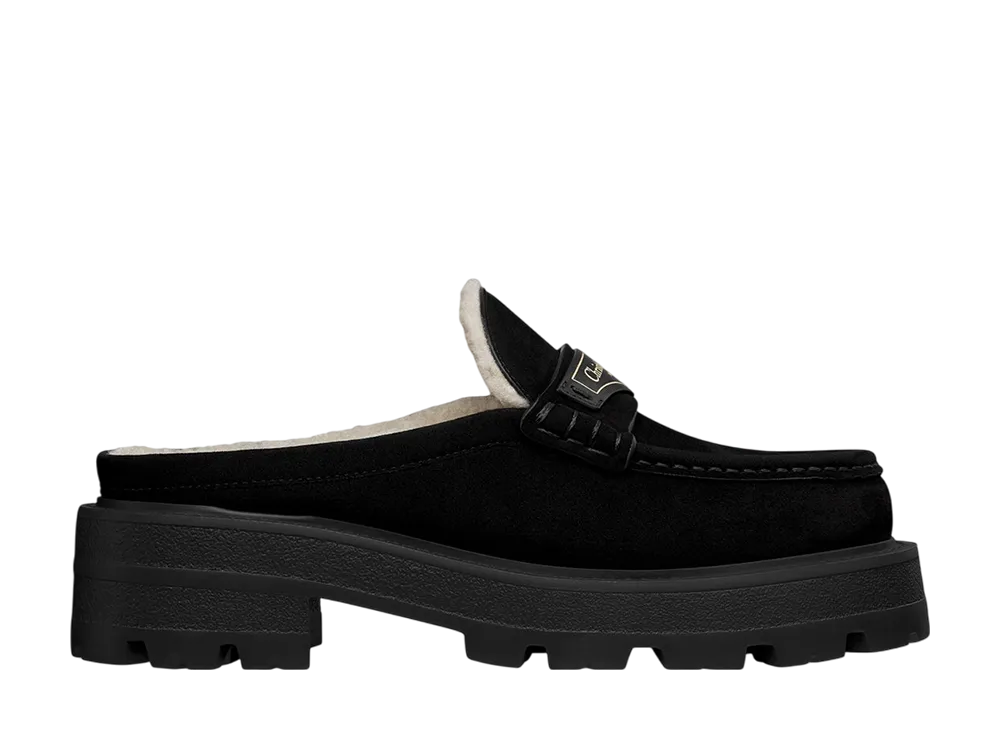 ディオール ウィメンズ ディオール ボーイ ミュール スエードゴートスキン "ブラック"