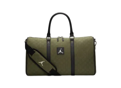 Nike Jordan Brand Monogram Duffle Bag (25L) (Green Zipper) "Green" FJ6787-390/MB0759-EF9