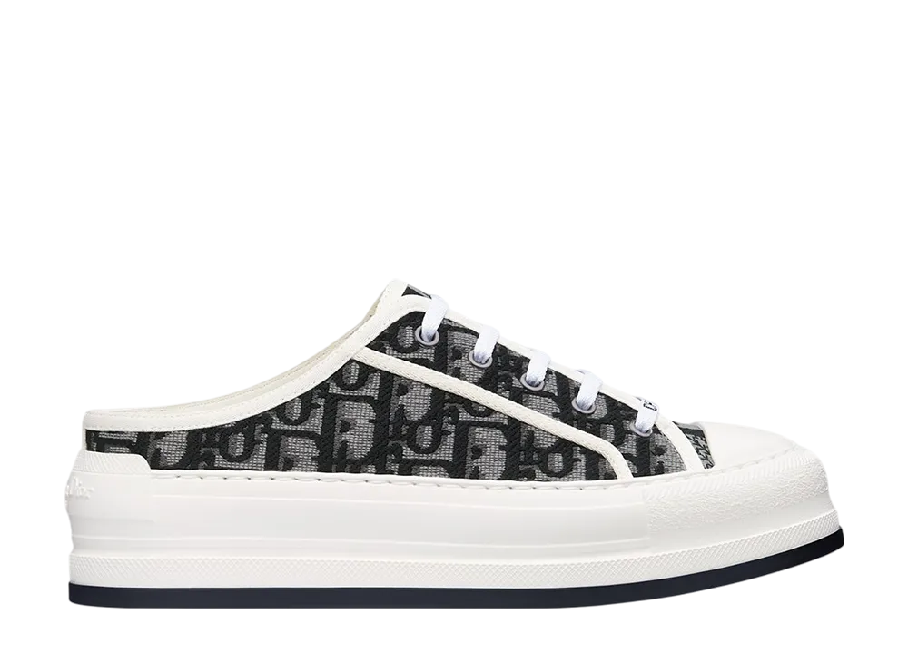 ディオール ウィメンズ ウォーキンディオール プラットフォームスニーカー ディオール オブリーク エンブロイダリー コットン "ディープグレー"