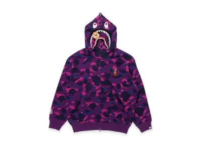 A BATHING APE x Stray Kids Shark Full Zip Hoodie Han "Purple"