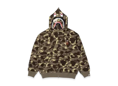 A BATHING APE x Stray Kids Shark Full Zip Hoodie Seungmin "Brown"